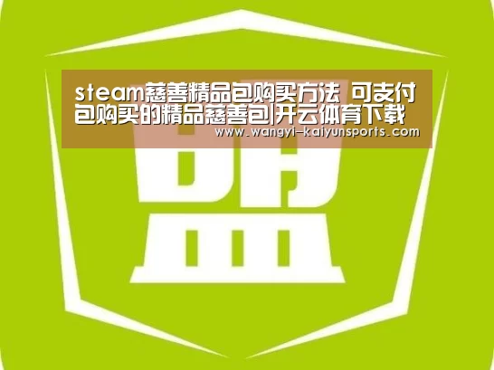 steam慈善精品包购买方法 可支付包购买的精品慈善包|开云体育下载(图1) 开云App下载